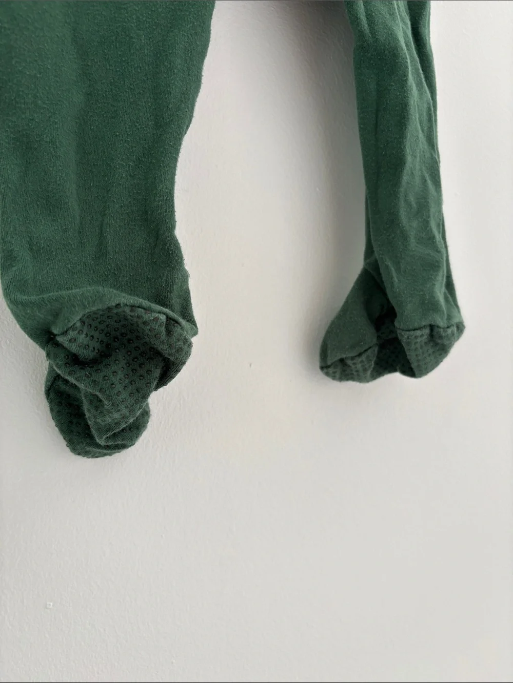 Toddler Forest Green Footed One-Piece Pajamas
